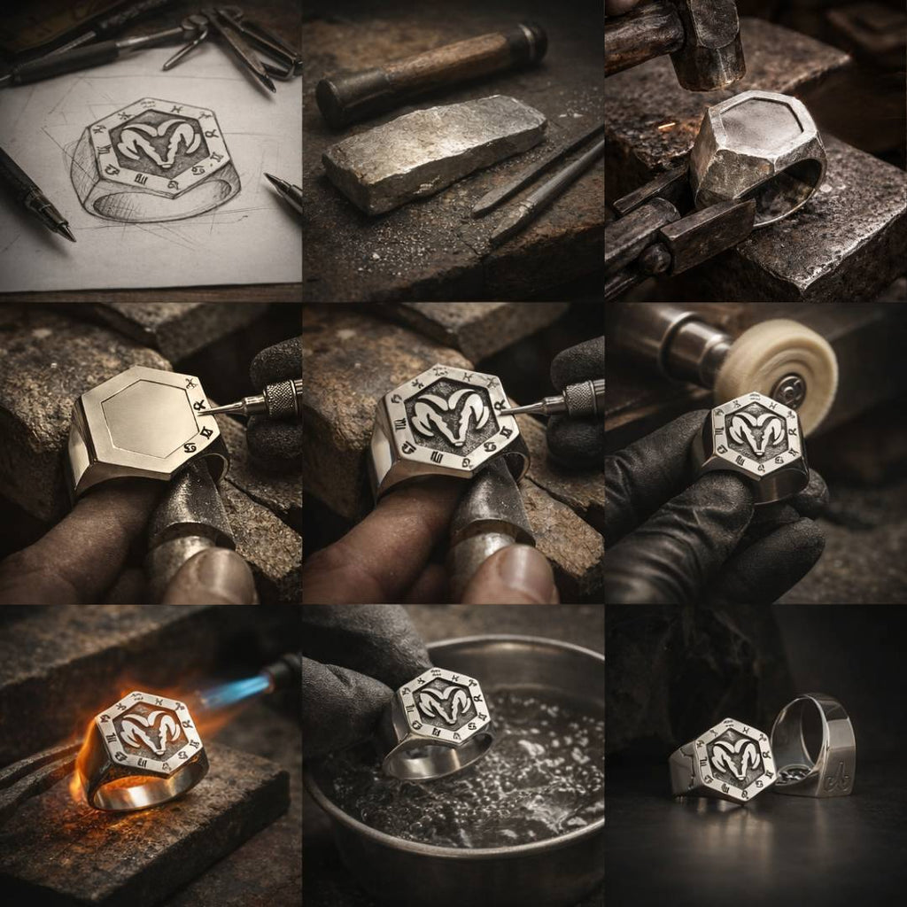 Aries Zodiac Ring - Viking Ring | Epic Loot Shop