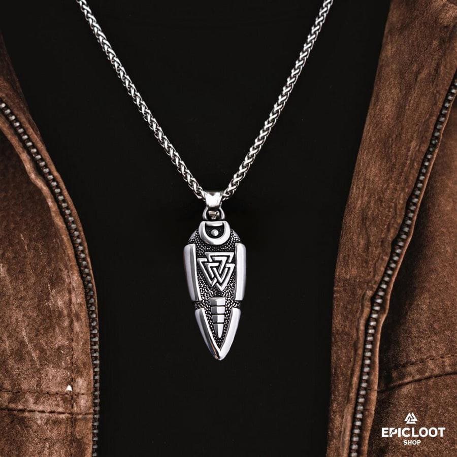 Odin's Protection Rune Pendant Necklace