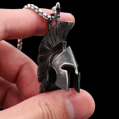 Vintage Men's Greek Warrior Necklace