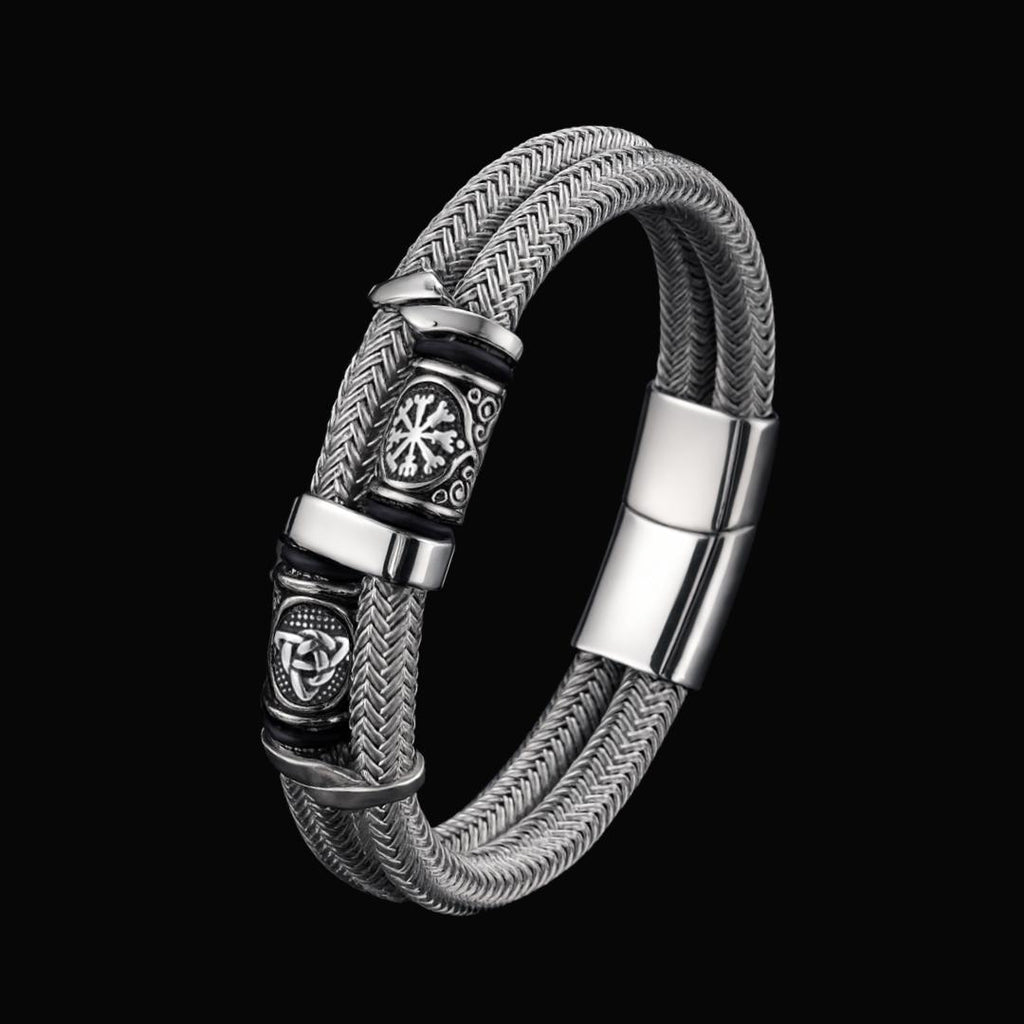 Runes of Strength Bracelet - Viking Bracelet - Detailed View | Epic Loot Shop