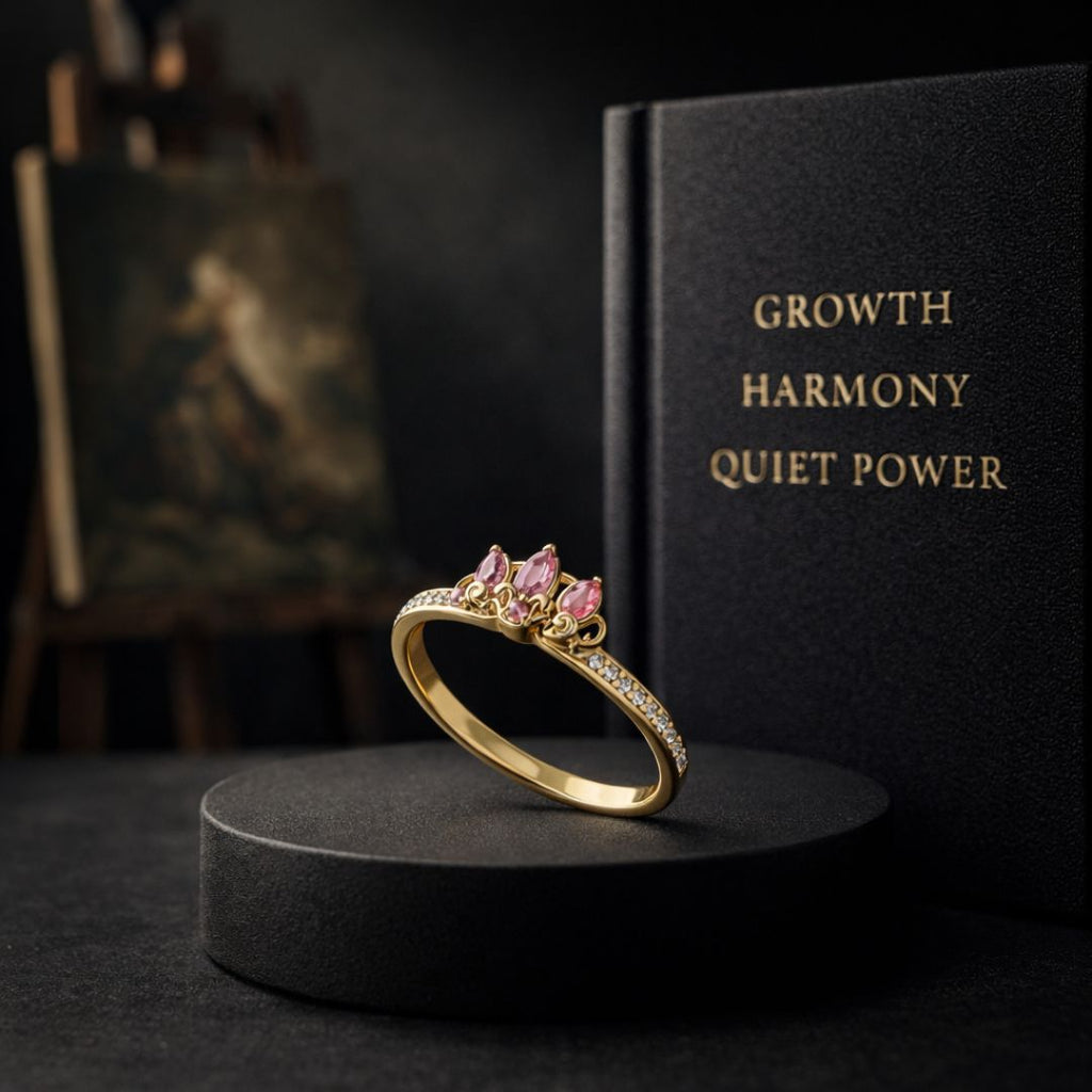 Brísing Seed Ring - Norse Women's Ring - Side Profile | Epic Loot Shop