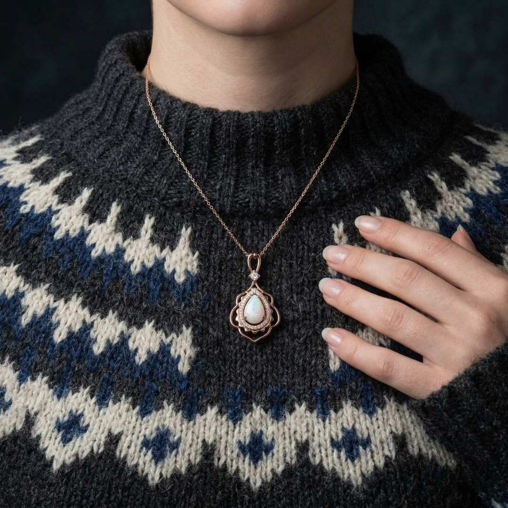 Tear of the Tides Pendant - Viking Necklace - Detailed View | Epic Loot Shop