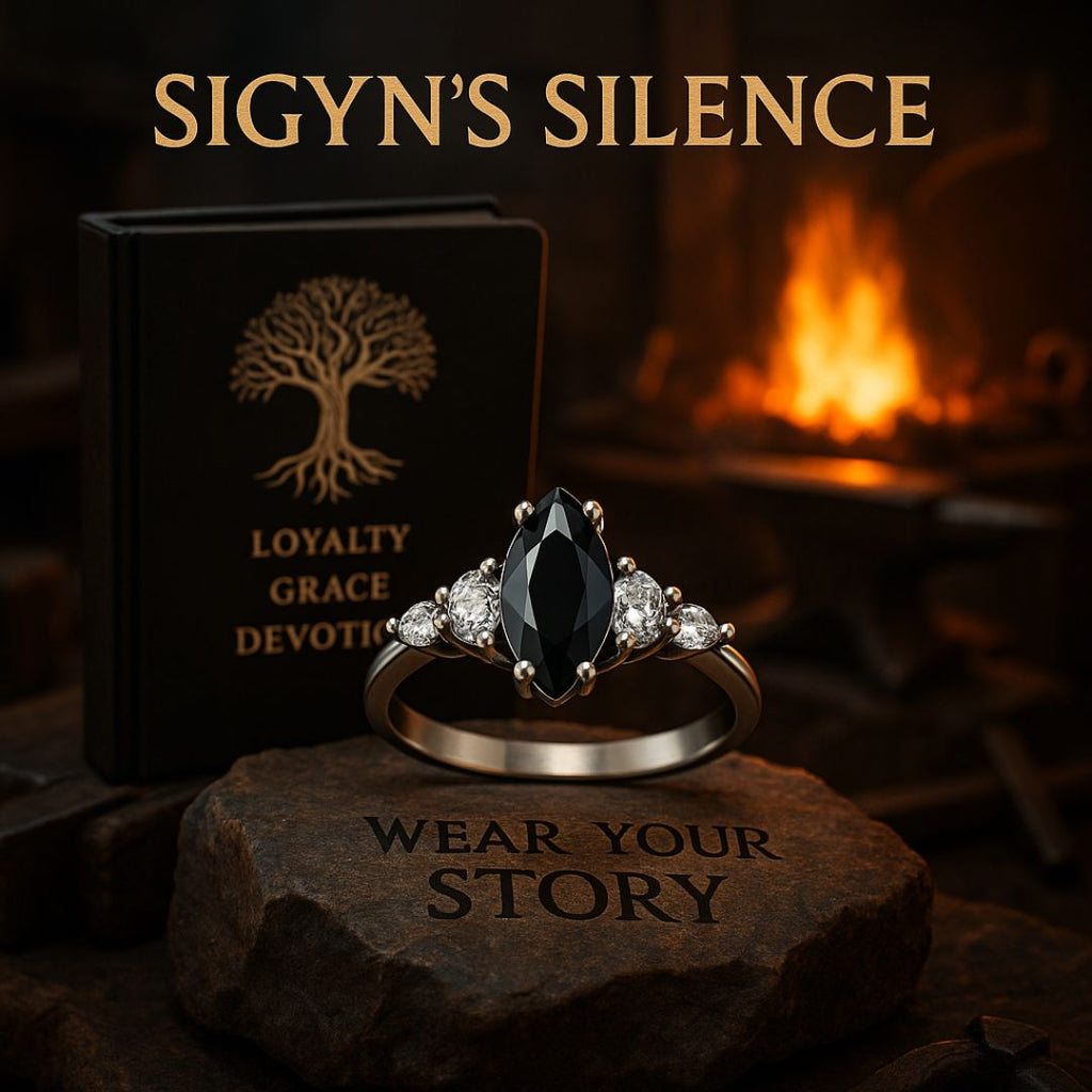 Sigyn’s Silence Ring - Norse Women's Ring - Close-up | Epic Loot Shop