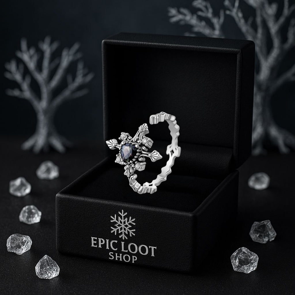 Frostheart Ring - Norse Women's Ring - Detailed View | Epic Loot Shop