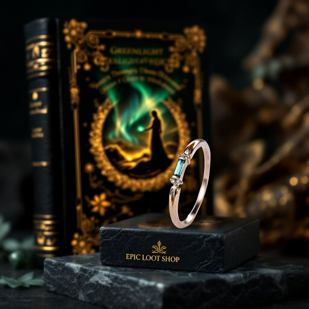 Greenlight of Frigg - Norse Women's Ring - Alternative Angle | Epic Loot Shop