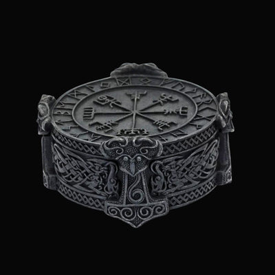 Handmade Runic Compass Jewelry Box