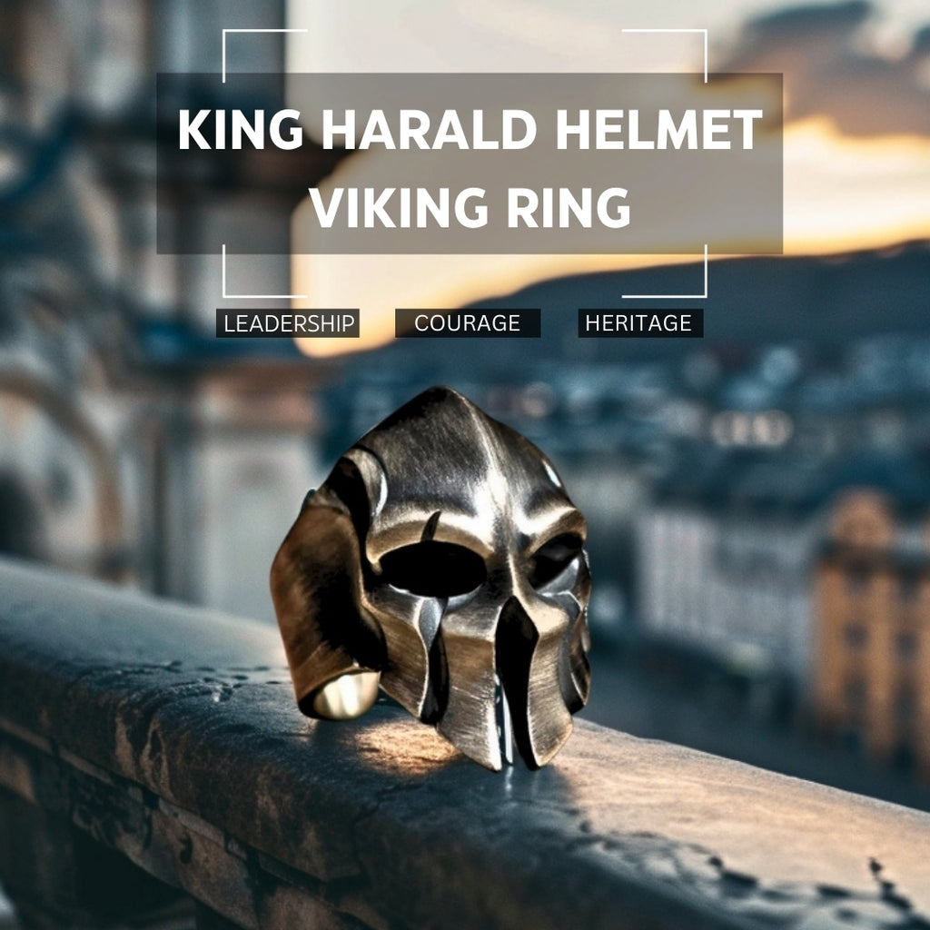 King Harald Helmet Viking Ring