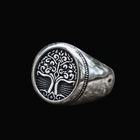 Tree of Life Yggdrasil Ring