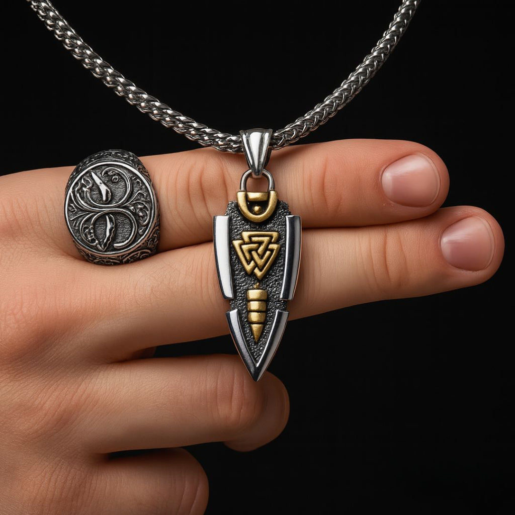 Odin's Spearhead Pendant Necklace