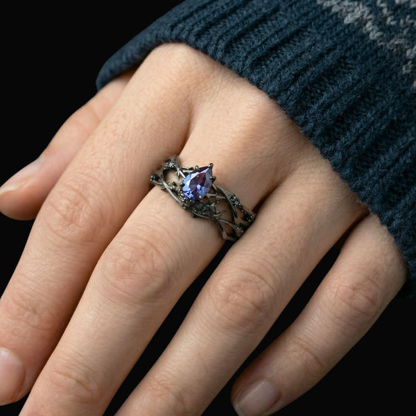 Drop of Yggdrasil Ring - Norse Women's Ring | Epic Loot Shop