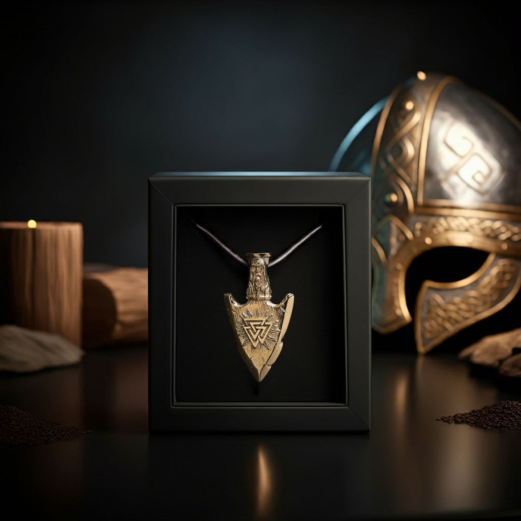 Gungnir Odin Spear Necklace - Viking Necklace - Authentic Design View | Epic Loot Shop