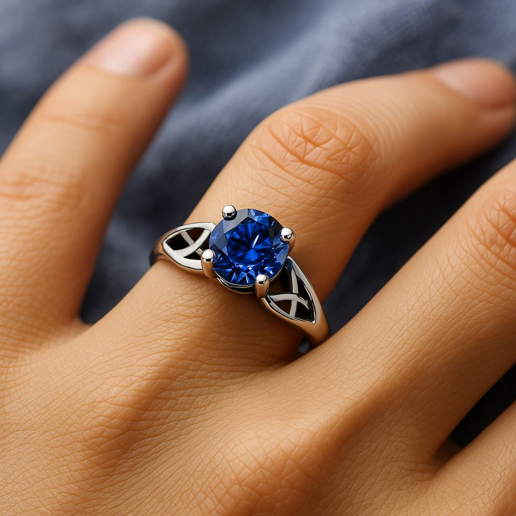Frigg’s Skystone Ring - Norse Women's Ring - Alternative Angle | Epic Loot Shop
