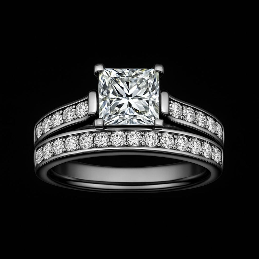 Ethereal Eclipse Couples Rings