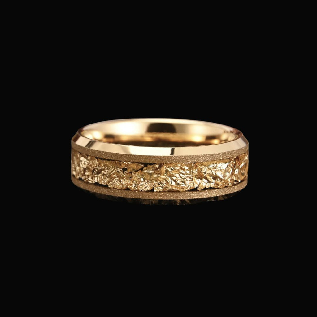 Golden Leaf Eternity Band