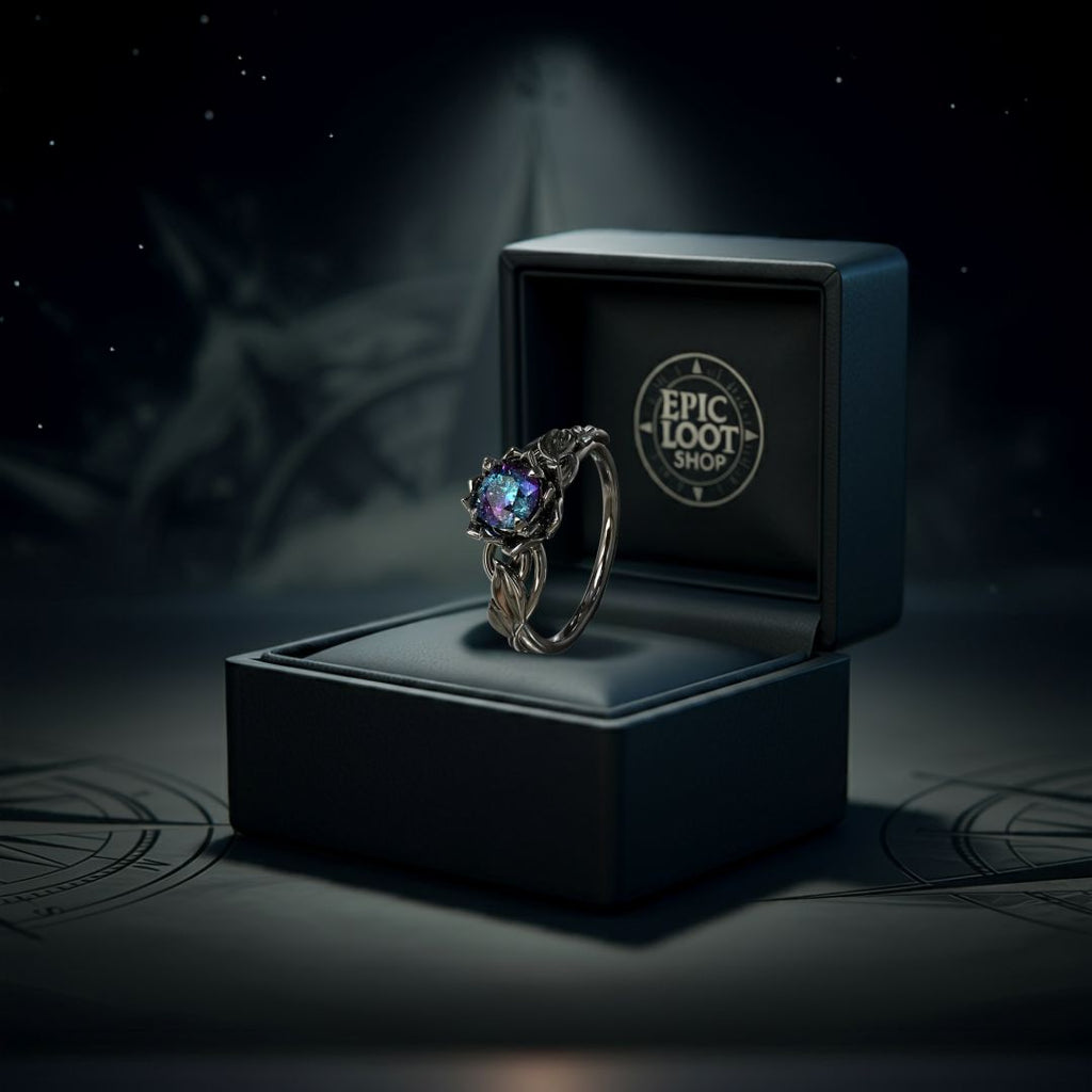Eternal Petal Ring - Norse Women's Ring - Close-up | Epic Loot Shop