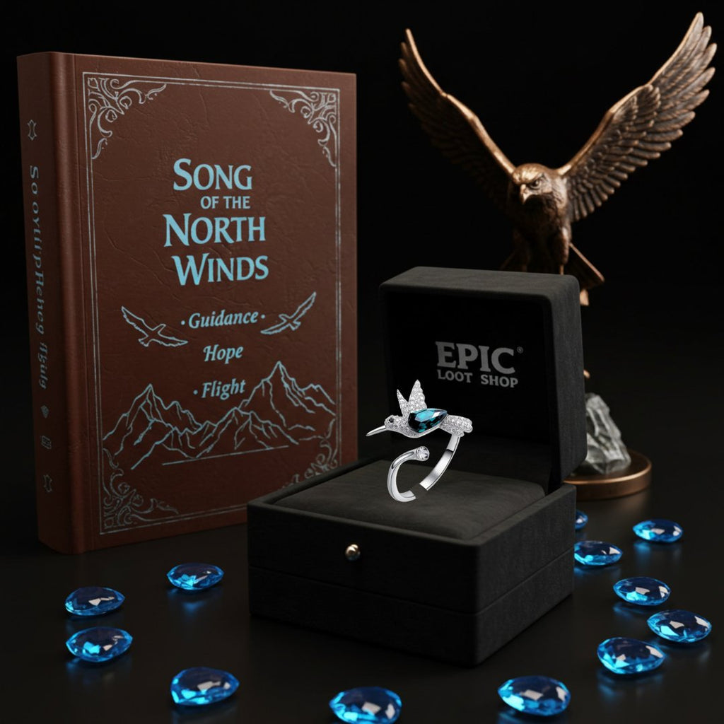 Song of the North Winds - Norse Women's Ring - Close-up | Epic Loot Shop
