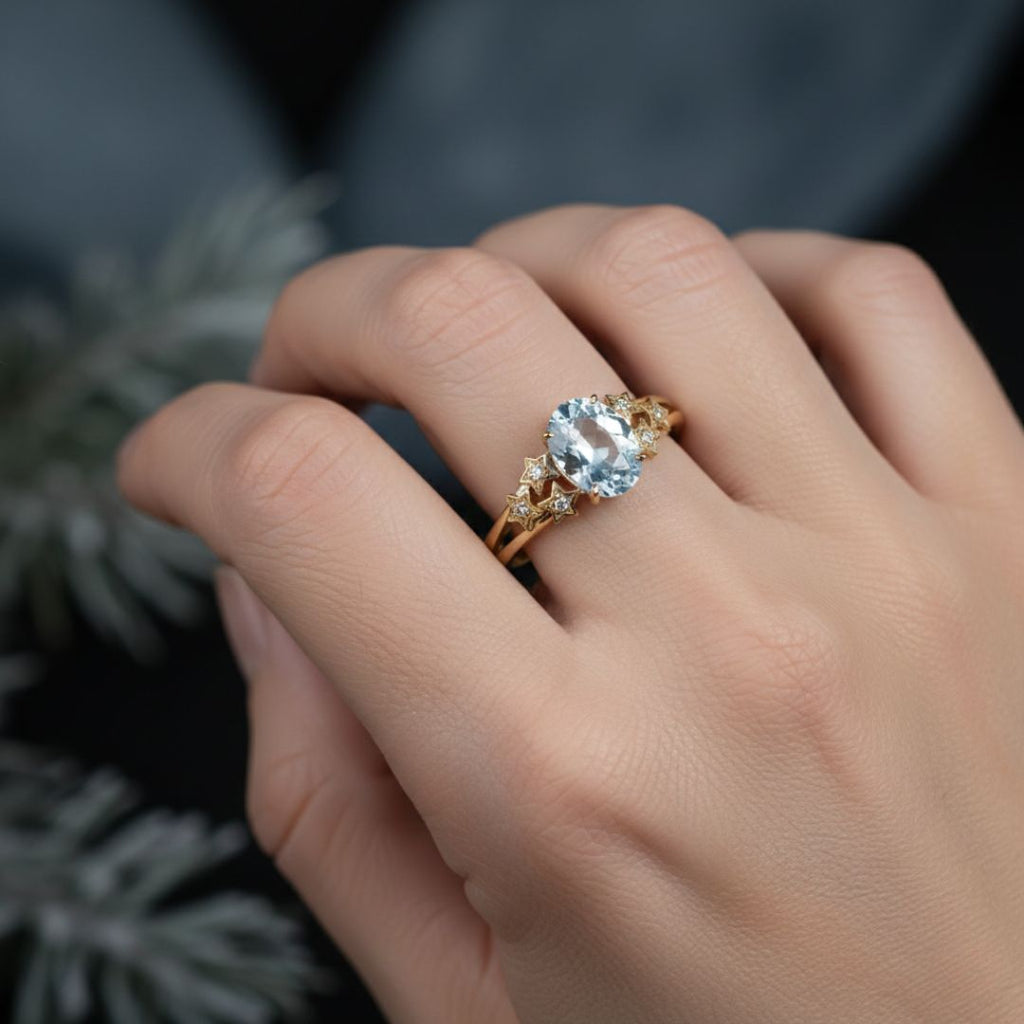 Ether Star - Norse Women's Ring - Close-up | Epic Loot Shop
