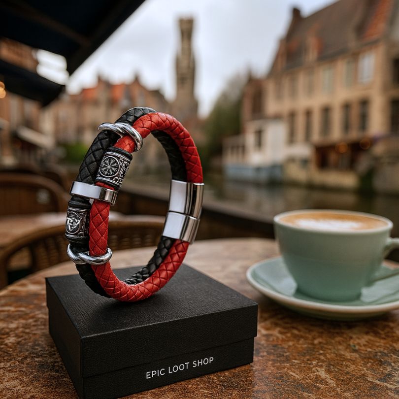 Fate Weave Bracelet - Viking Arm Ring - Side Profile | Epic Loot Shop