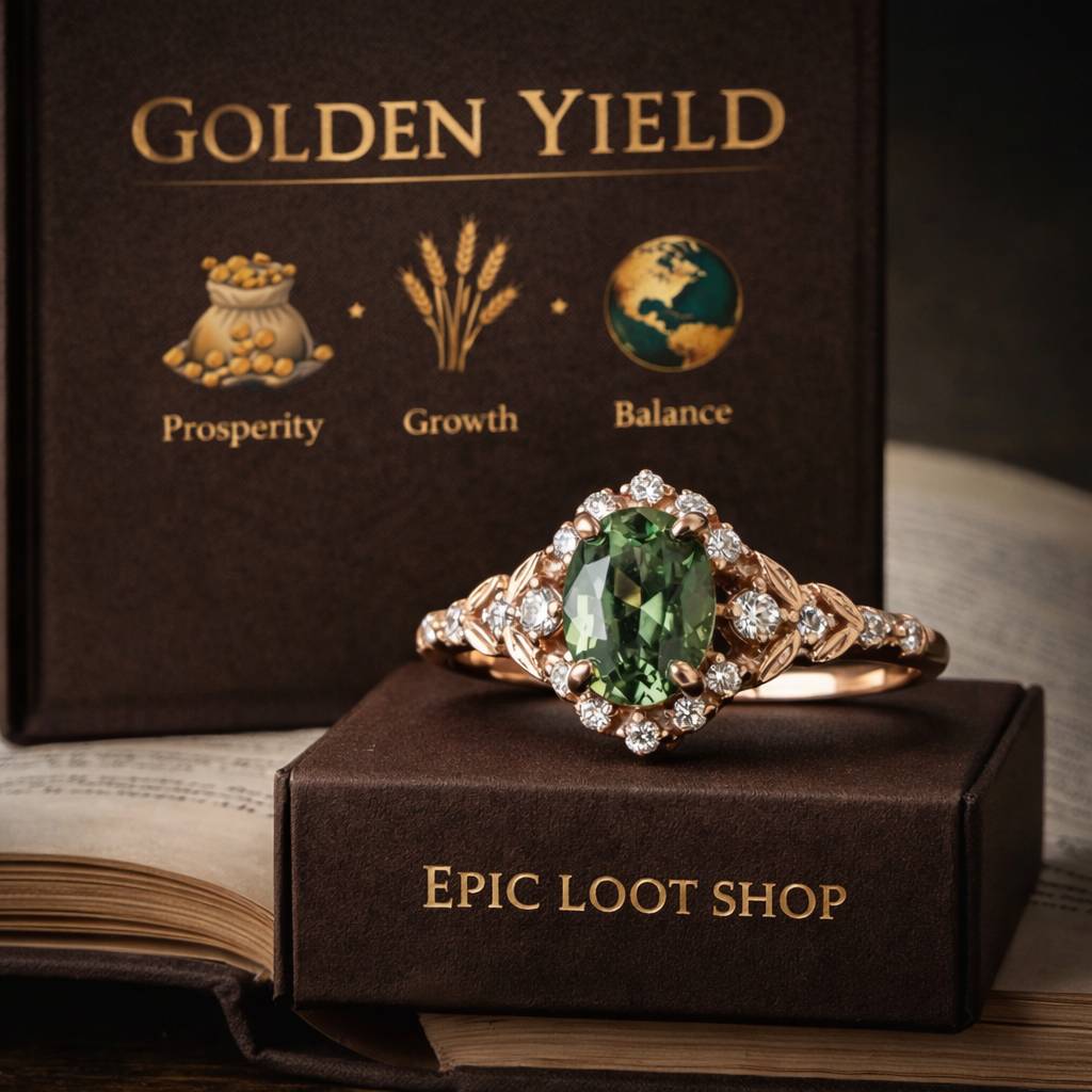 Golden Yield Ring - Norse Women's Ring | Epic Loot Shop