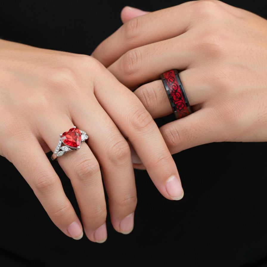 Inferno Love - Viking Ring - Side Profile | Epic Loot Shop
