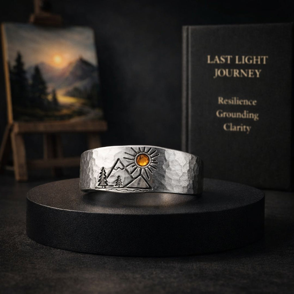 Last Light Trail Ring - Norse Women's Ring - Side Profile | Epic Loot Shop