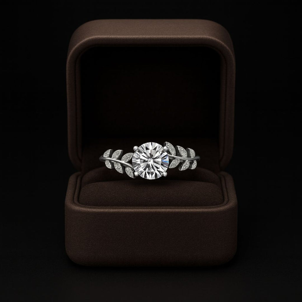 Leaf Radiance Ring - Norse Women's Ring - Alternative Angle | Epic Loot Shop