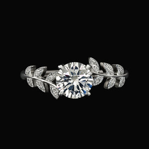 Anello Foglia Splendente