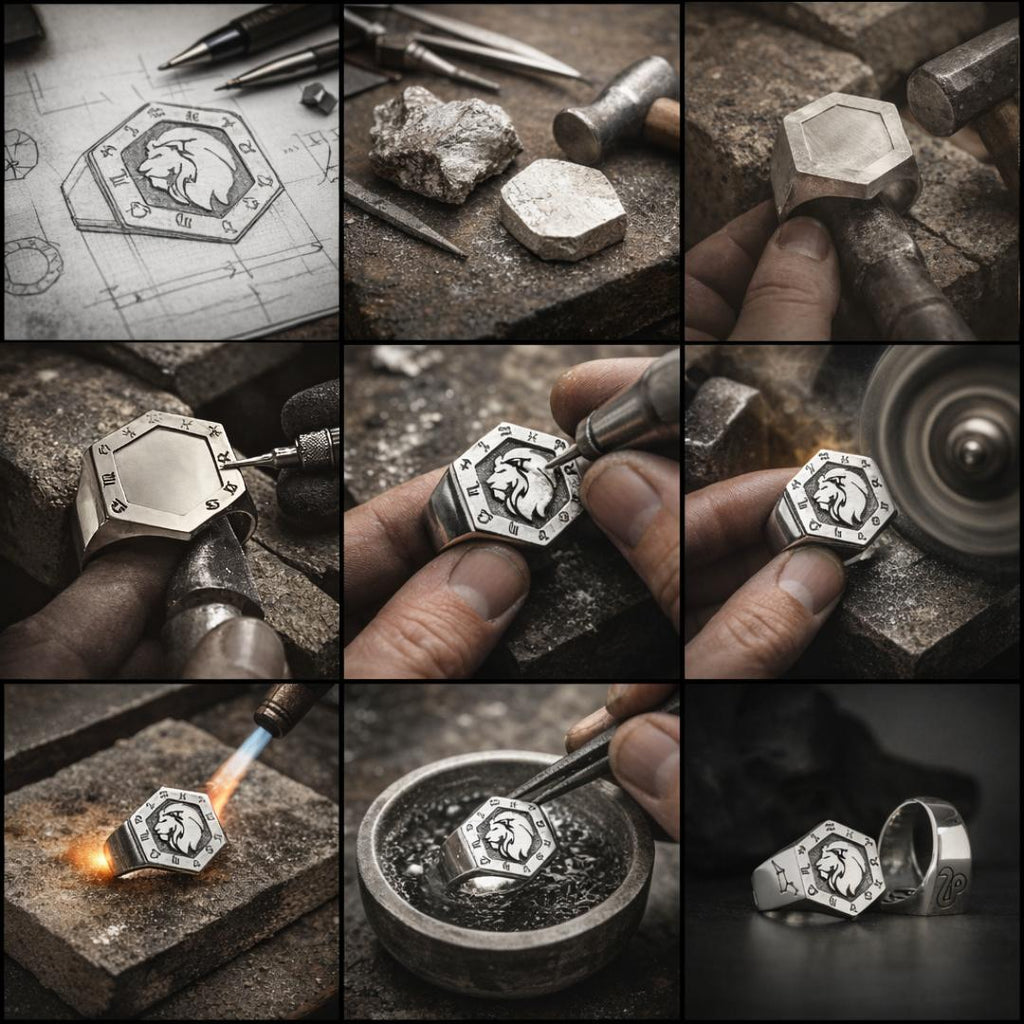 Leo Zodiac Ring - Viking Rings For Men | Epic Loot Shop