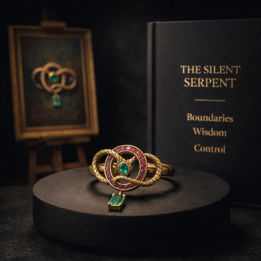 The Silent Serpent - Norse Women's Ring - Side Profile | Epic Loot Shop