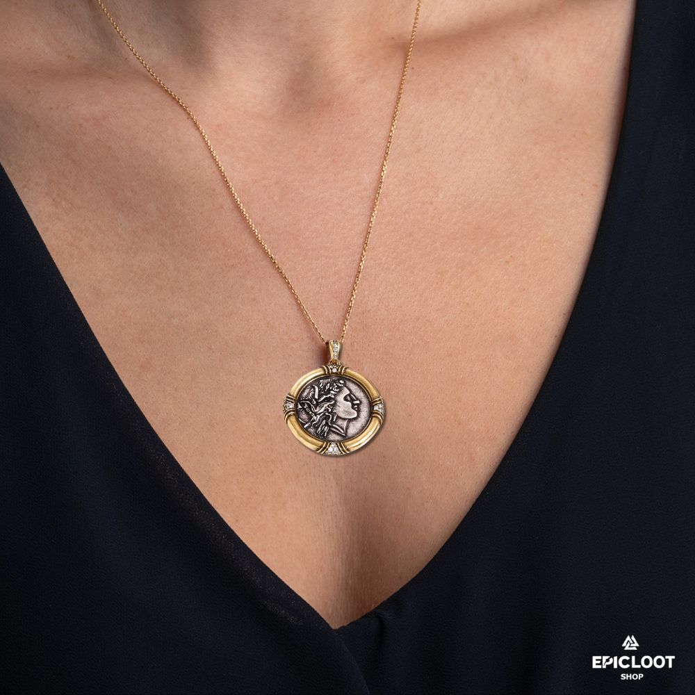 Ancient Greek Goddess Pendant