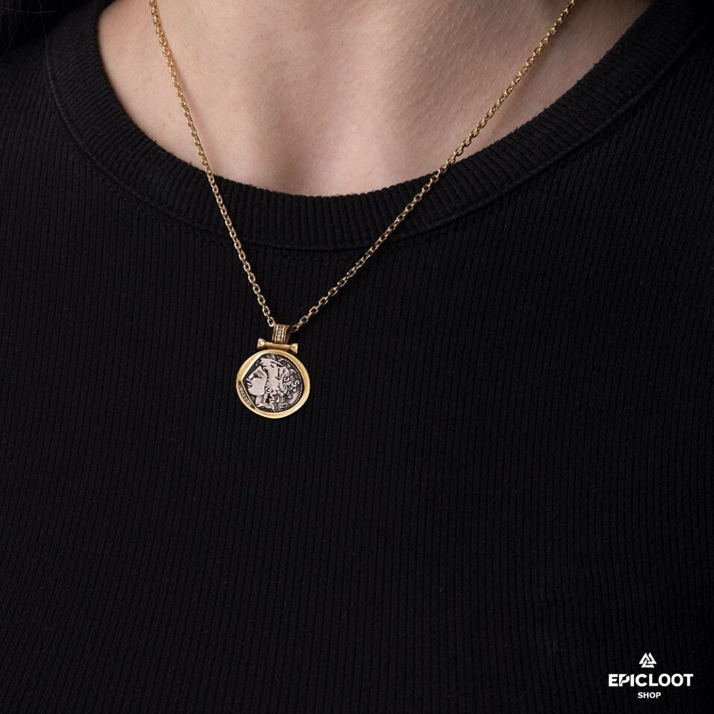Greek Goddess Profile Pendant - Viking Necklace - Alternative Angle | Epic Loot Shop