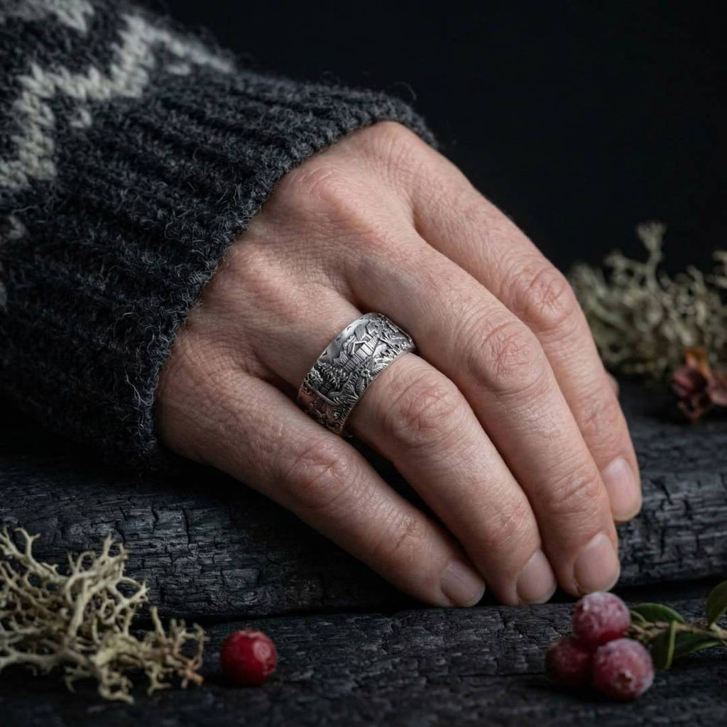 Northwood Legacy Ring - Norse Women's Ring - Close-up | Epic Loot Shop
