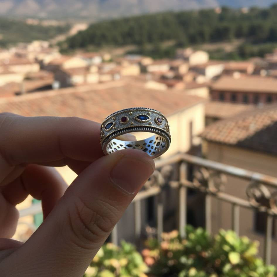 Palace Royal Ring - Norse Women's Ring - Side Profile | Epic Loot Shop