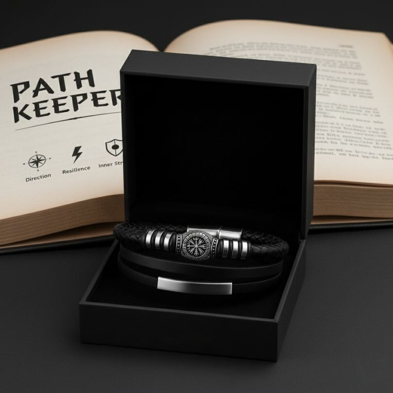 Path Keeper Bracelet - Viking Arm Ring - Detailed View | Epic Loot Shop