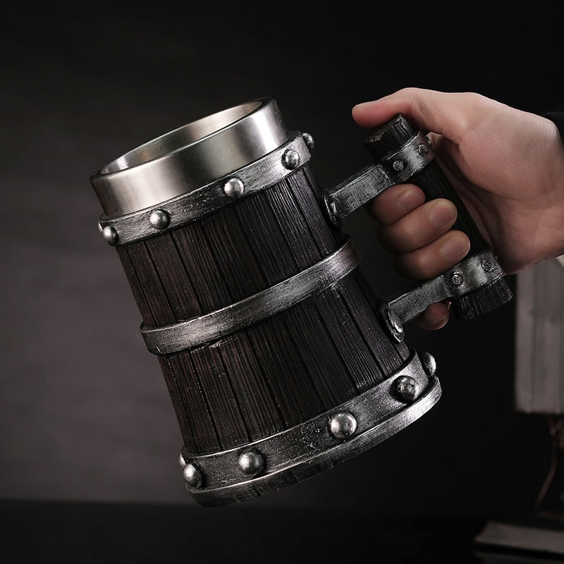 Traditional Viking Wooden Mug