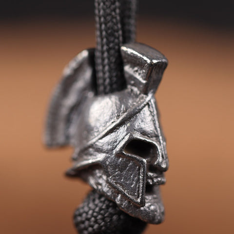 Ancient Greece Spartan Warrior Helmet Skull Bead