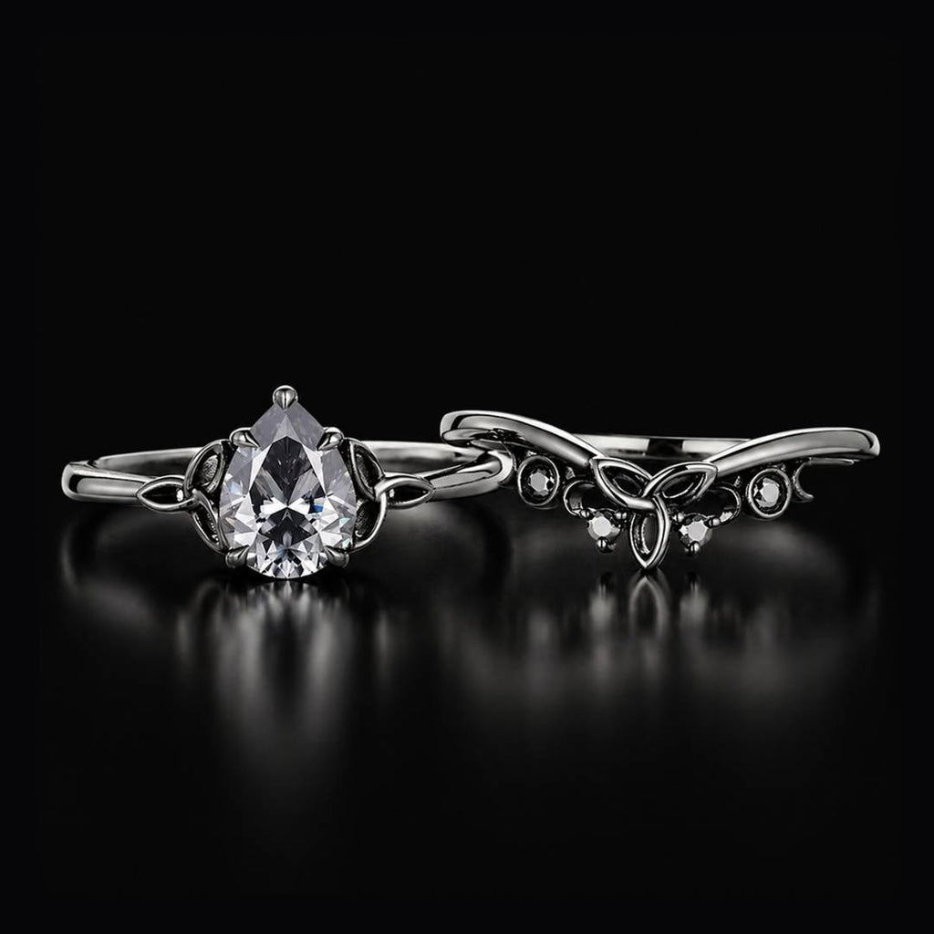 Shadow Tear Ring - Norse Women's Ring - Detailed View | Epic Loot Shop