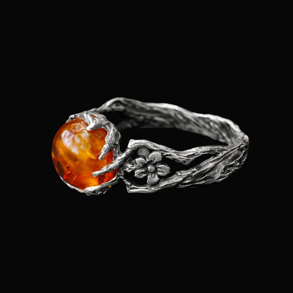 Sun of the Old Woods - Norse Women's Ring - Side Profile | Epic Loot Shop