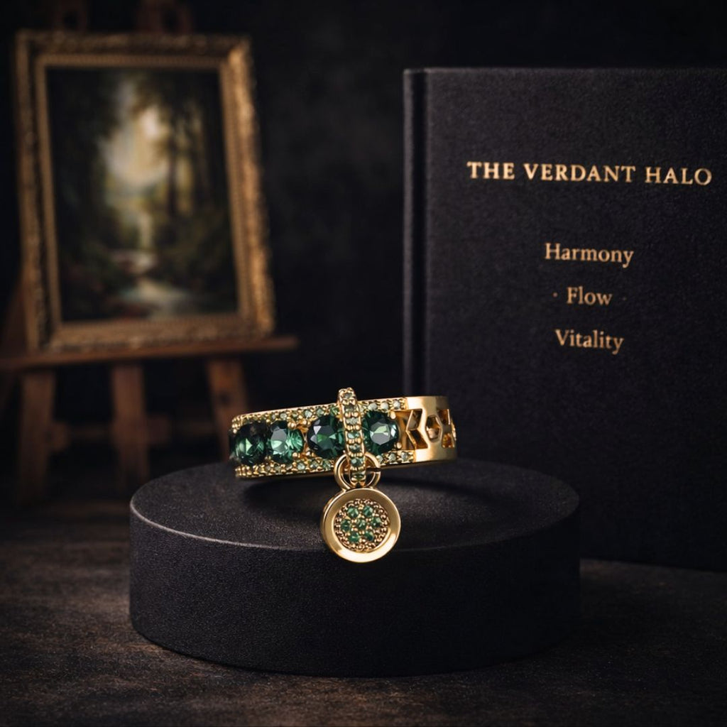 The Verdant Halo - Norse Women's Ring - Side Profile | Epic Loot Shop