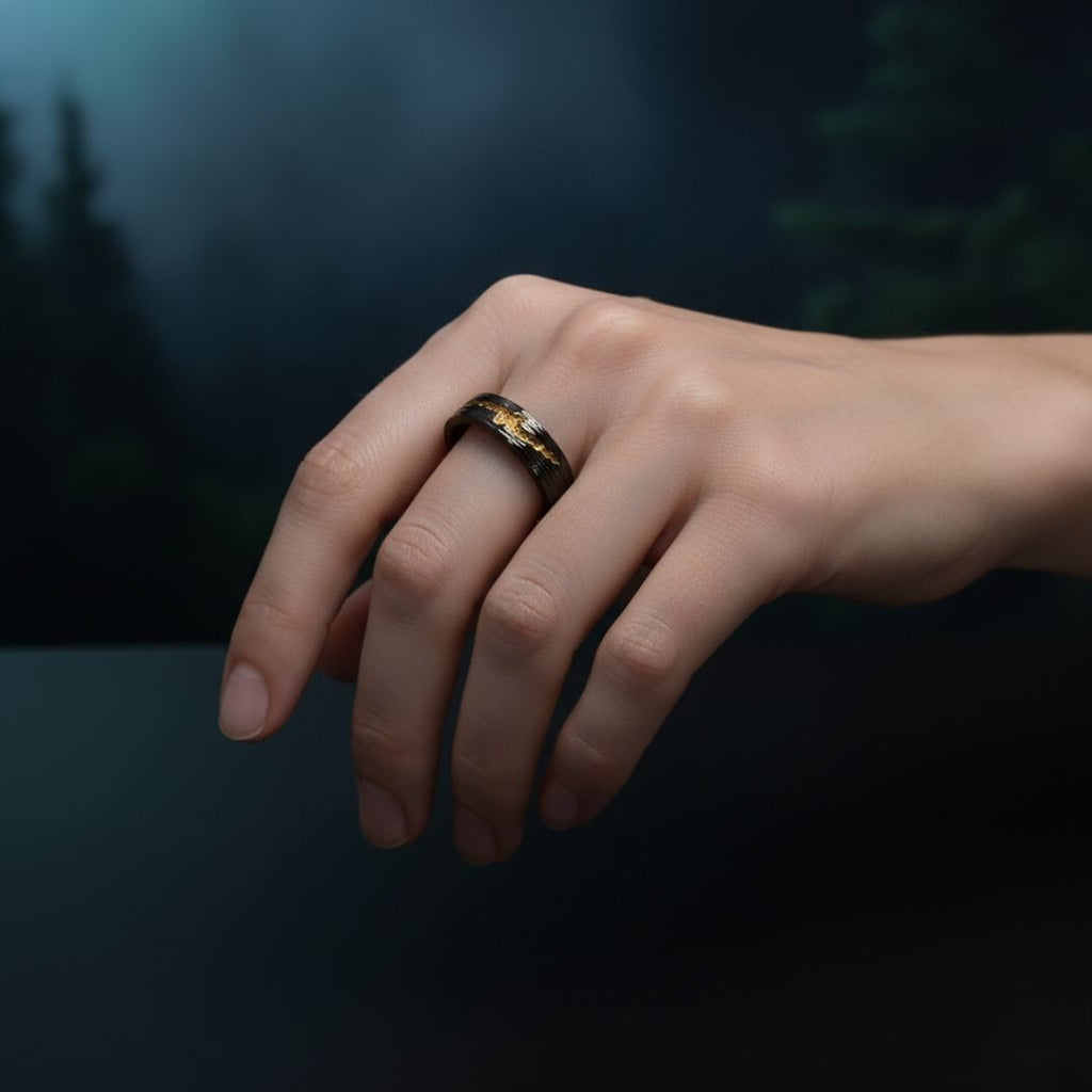Thor's Fury Ring - Norse Women's Ring - Detailed View | Epic Loot Shop