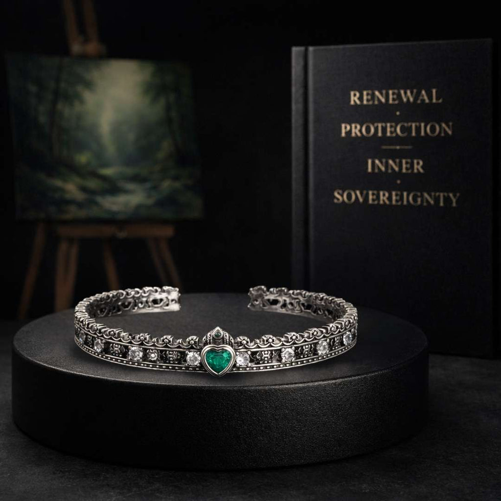 Verdant Crown Bracelet - Norse Women's Bracelet - Side Profile | Epic Loot Shop