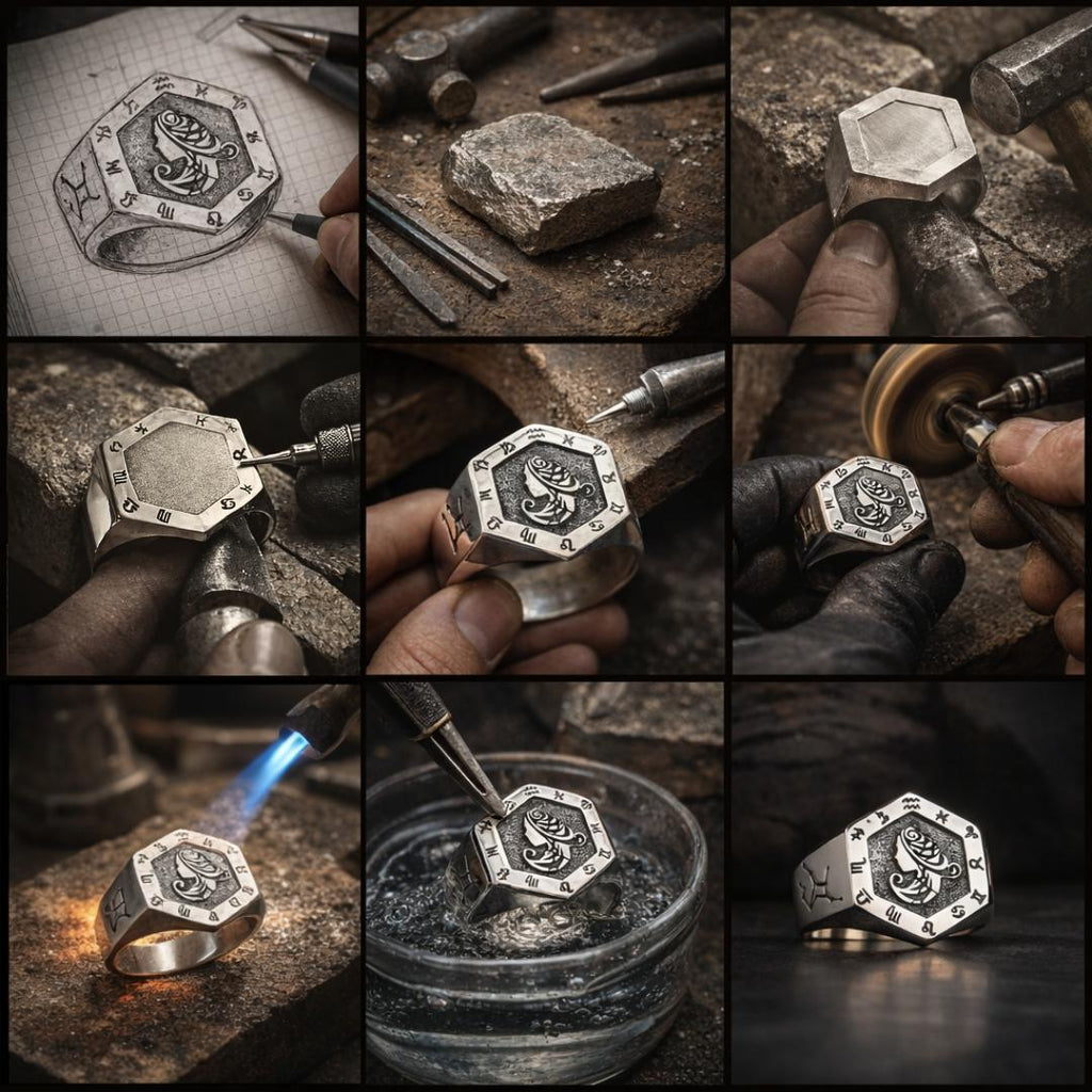 Virgo Zodiac Ring - Viking Ring | Epic Loot Shop