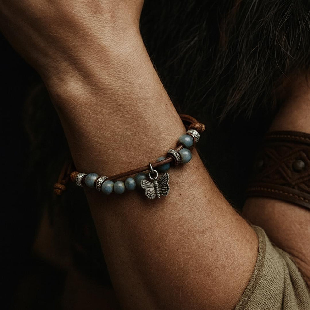 Wings of Eir Bracelet - Norse Women's Bracelet - Side Profile | Epic Loot Shop