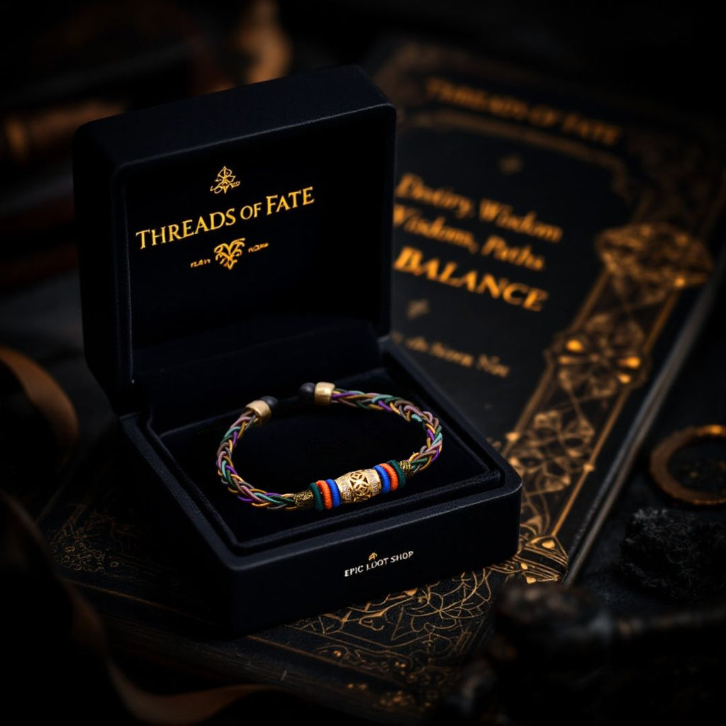 Threads of Fate Bracelet - Norse Women's Bracelet - Close-up | Epic Loot Shop