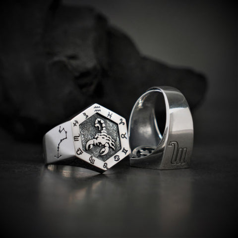 Scorpio Zodiac Ring