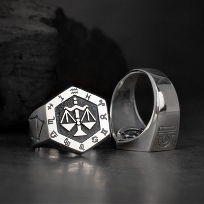 Libra Zodiac Ring
