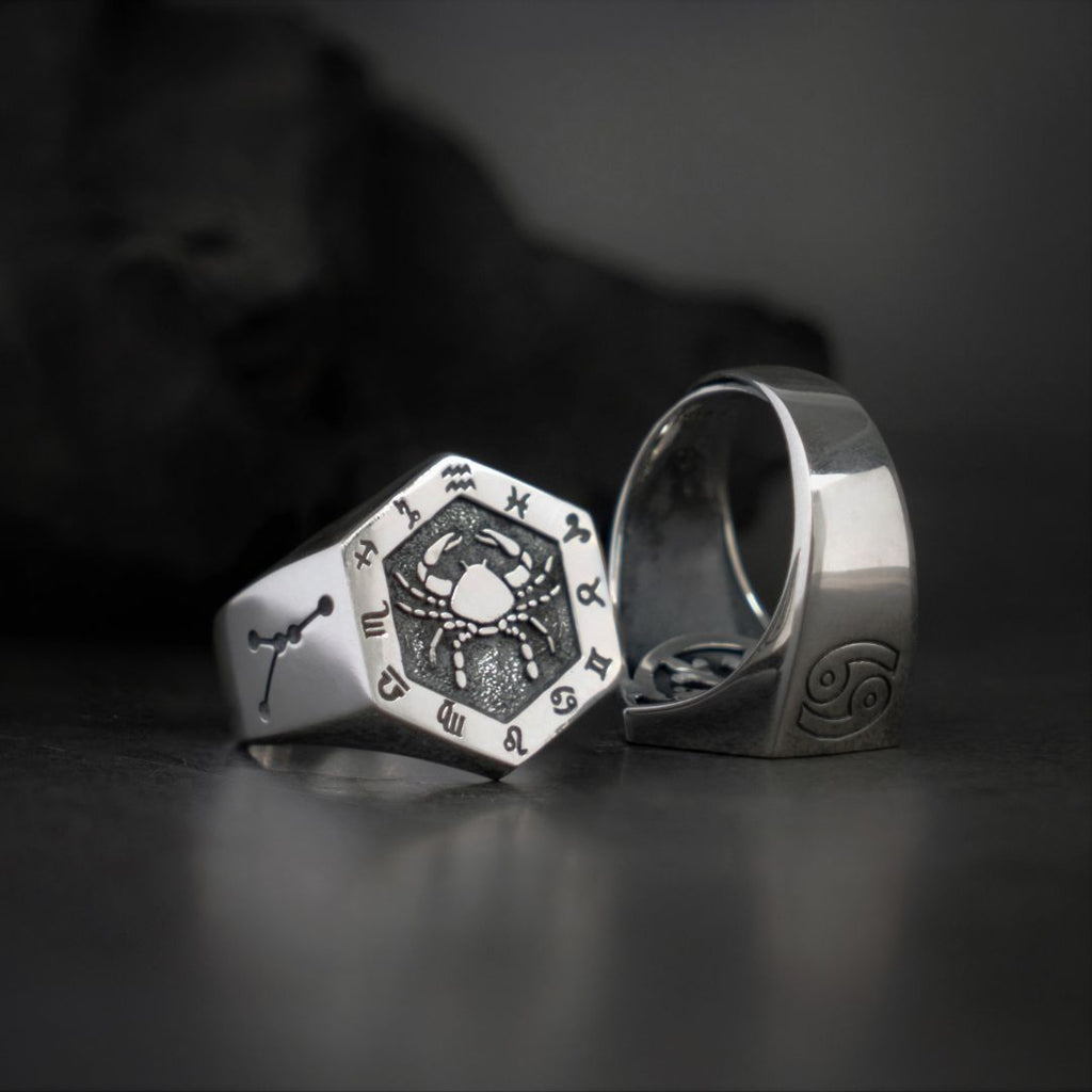 Cancer Zodiac Ring