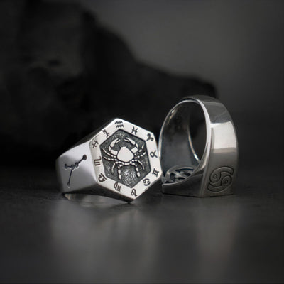 Cancer Zodiac Ring