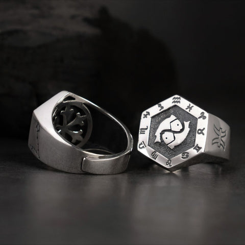 Pisces Zodiac Ring