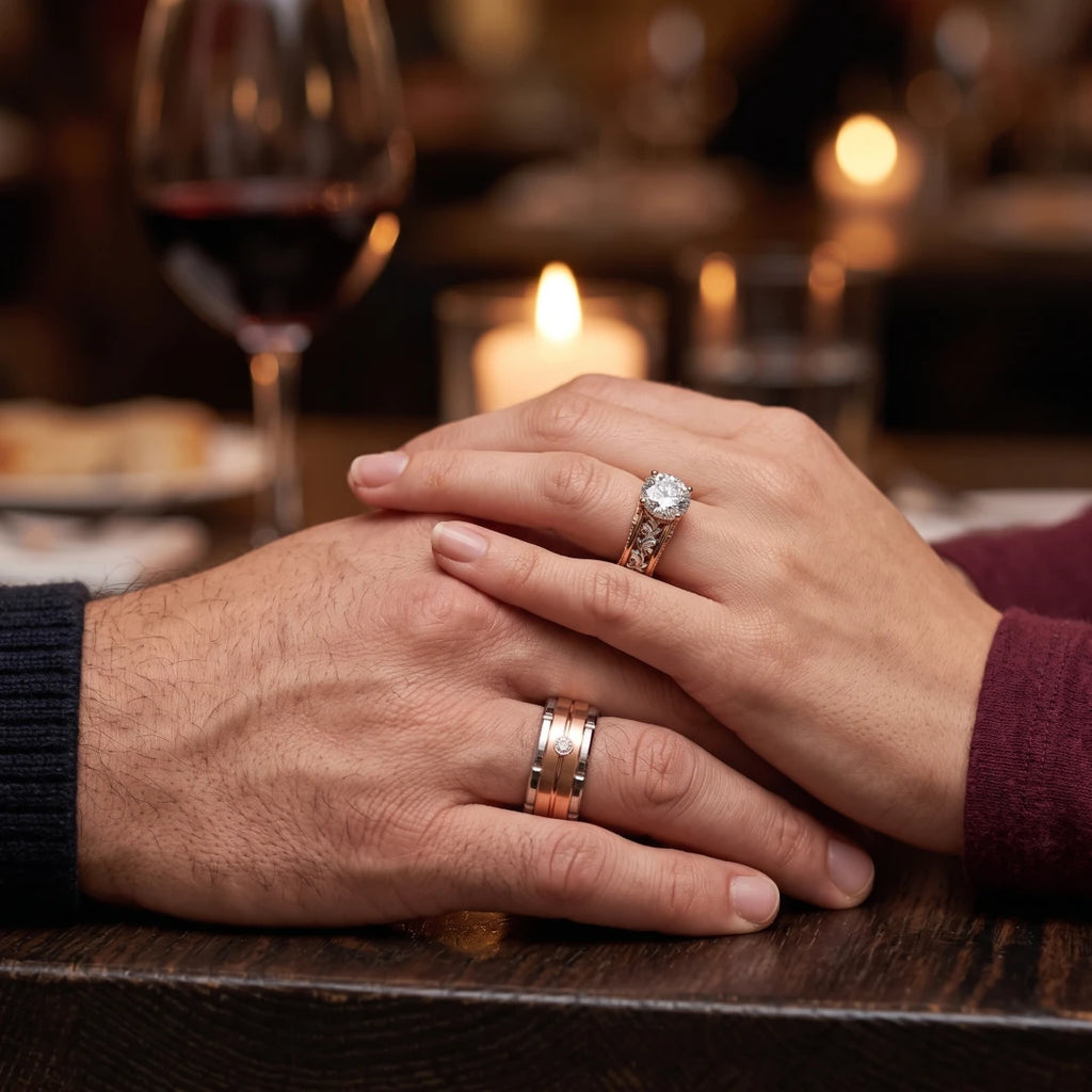 Nordic Oath Couples Rings